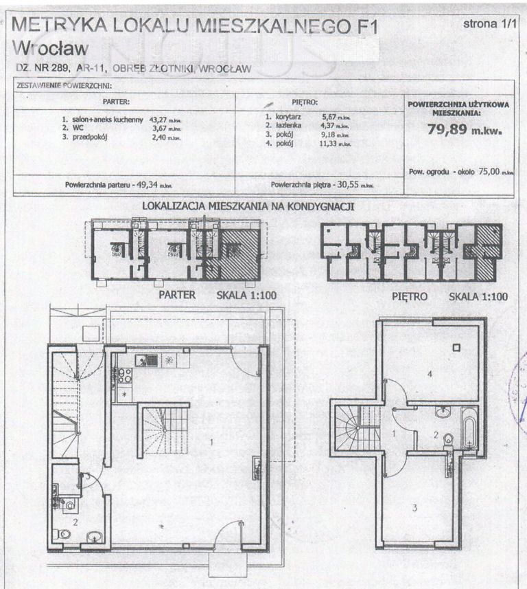 Mieszkanie 3-pokojowe Wrocław Złotniki. Zdjęcie 21
