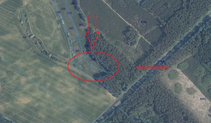 Działka rolna Miłogoszcz