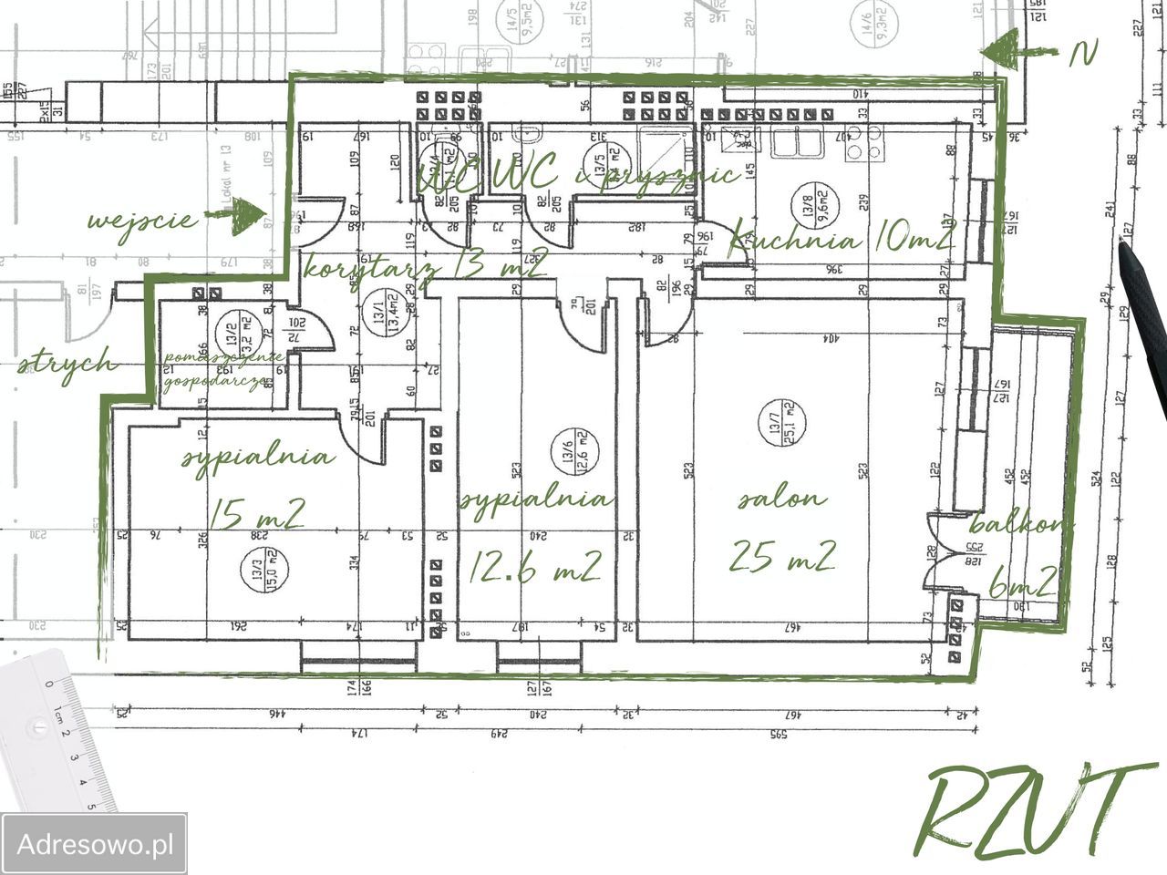 Mieszkanie 3-pokojowe Legnica Centrum, ul. Najświętszej Marii Panny. Zdjęcie 14