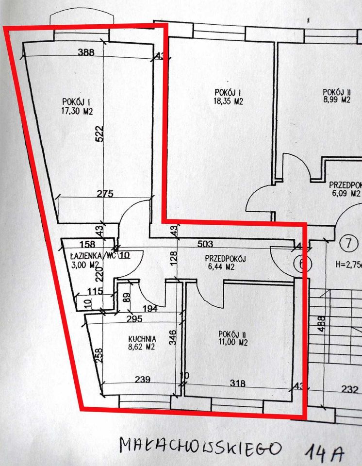 Mieszkanie 2-pokojowe Sosnowiec Centrum, ul. Stanisława Małachowskiego. Zdjęcie 3