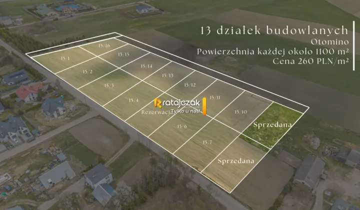 Działka budowlana Otomino, ul. Górna