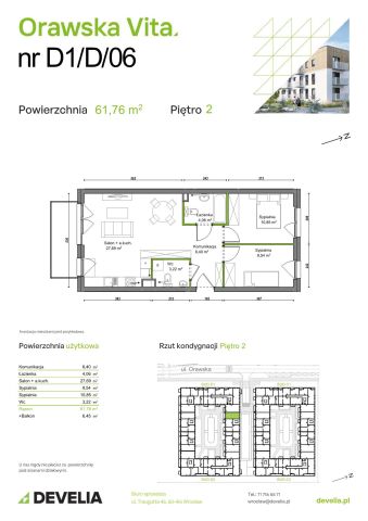 Mieszkanie 3-pokojowe Wrocław Ołtaszyn, ul. Orawska. Zdjęcie 8