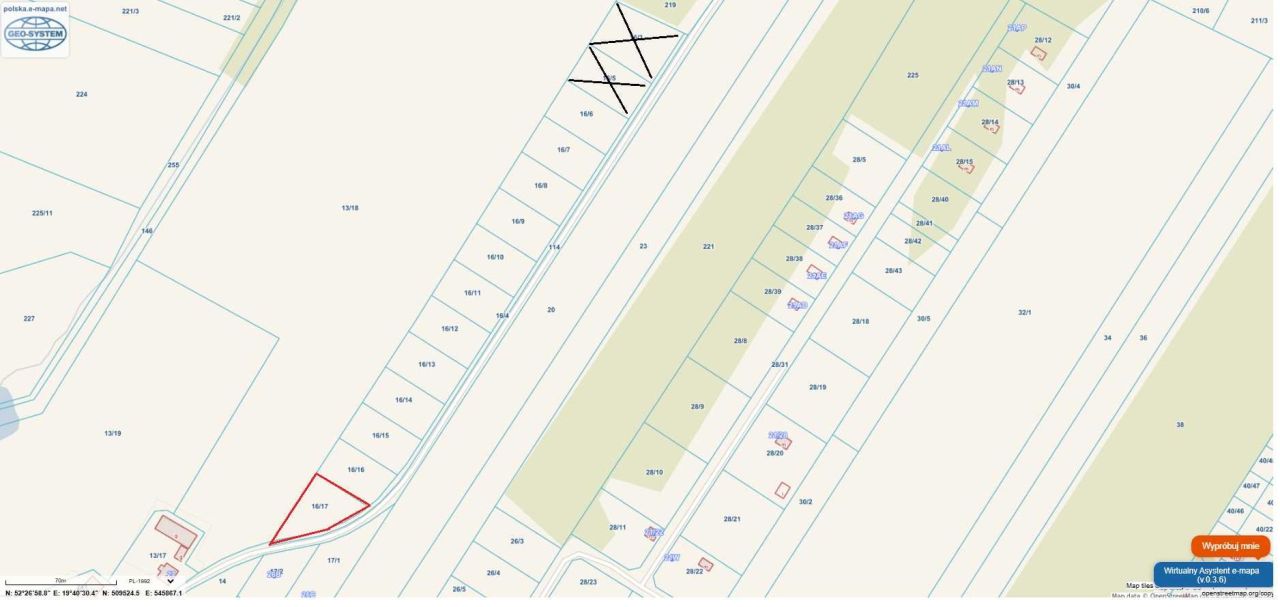 Działka budowlana Matyldów