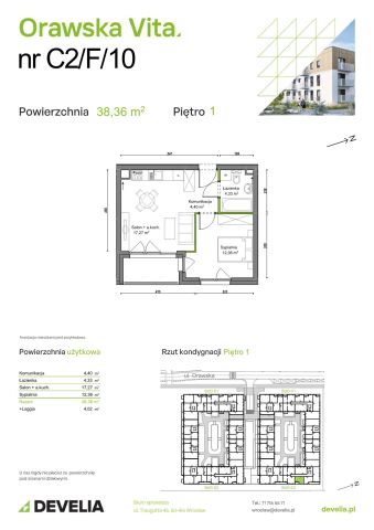 Mieszkanie 2-pokojowe Wrocław Ołtaszyn, ul. Orawska. Zdjęcie 8