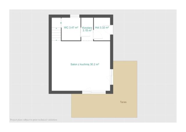 bliźniak, 3 pokoje Łopuchowo. Zdjęcie 6