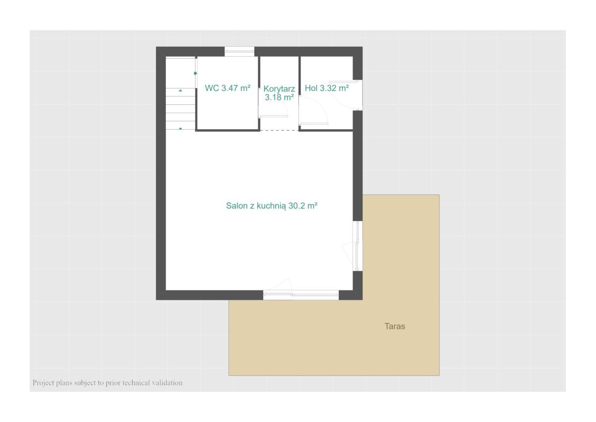 bliźniak, 3 pokoje Łopuchowo. Zdjęcie 6