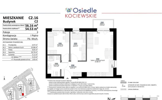 Mieszkanie 2-pokojowe Tczew. Zdjęcie 22