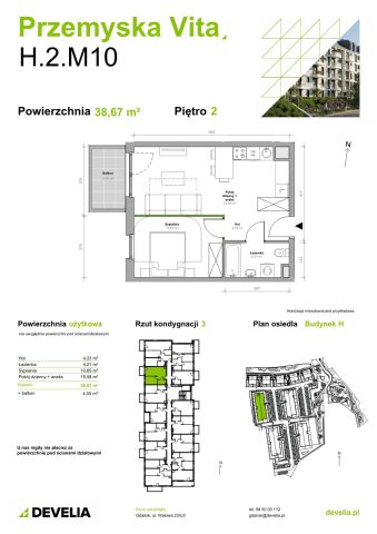 Mieszkanie 2-pokojowe Gdańsk Ujeścisko, ul. Przemyska. Zdjęcie 11