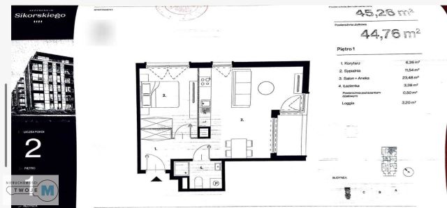Mieszkanie 2-pokojowe Kielce, ul. gen. Władysława Sikorskiego. Zdjęcie 4