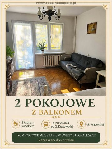 Kraków Krowodrza, ul. Zdrowa Mieszkanie - 2 pokoje - 40 m² - 2 piętro