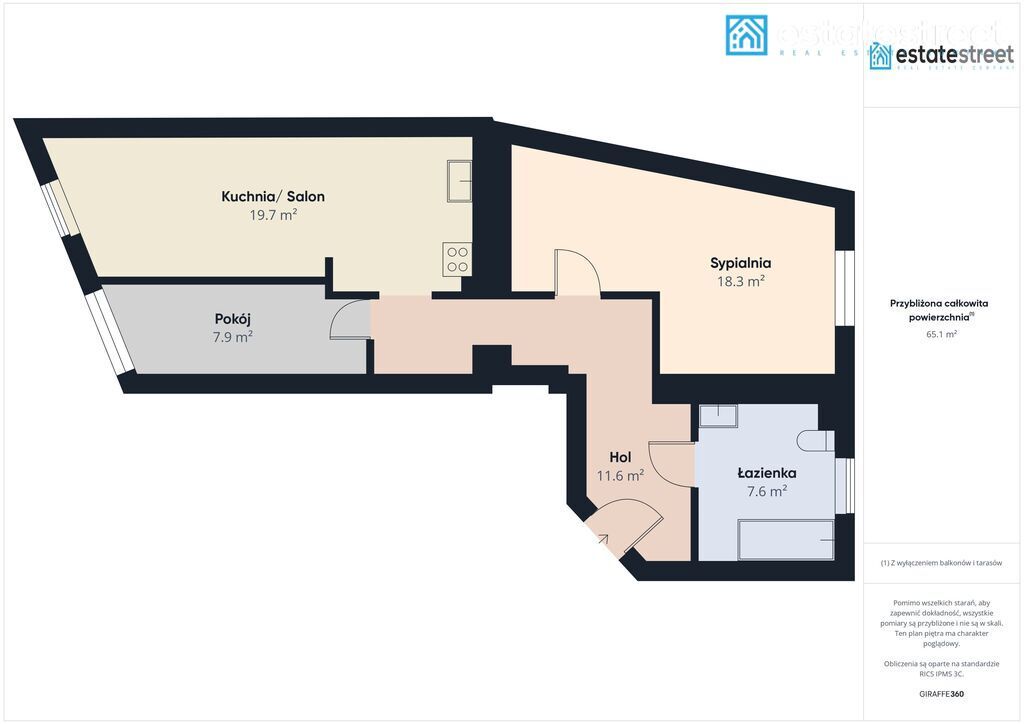 Mieszkanie 3-pokojowe Bytom, ul. Józefa Kwietniewskiego. Zdjęcie 16