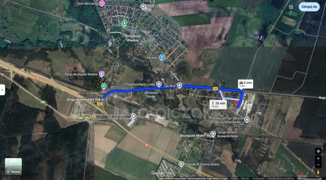 Działka inwestycyjna Bożepole Małe, ul. Polna. Zdjęcie 6