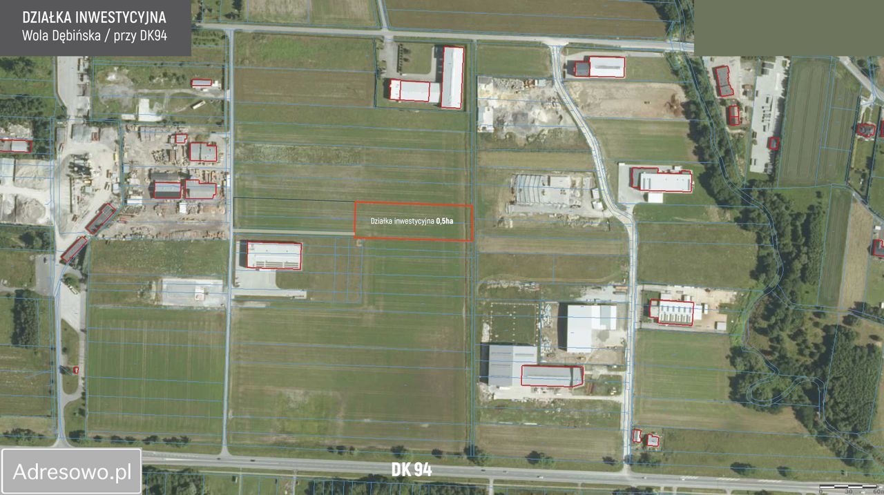 Działka inwestycyjna Wola Dębińska. Zdjęcie 4