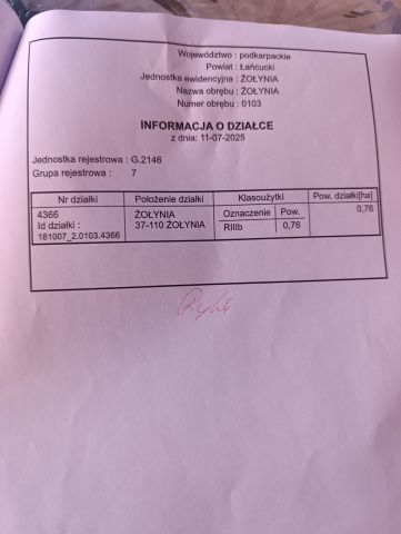 Działka inwestycyjna Żołynia Kopanie Żołyńskie, ul. Białobrzeska. Zdjęcie 1