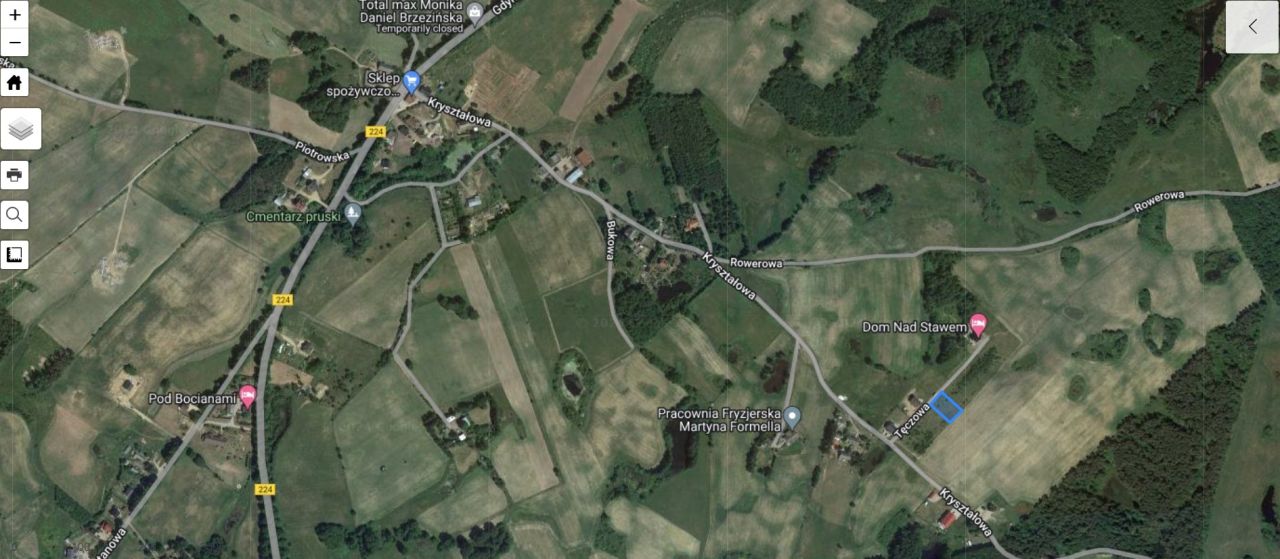 Działka budowlana Grabowska Huta, ul. Tęczowa