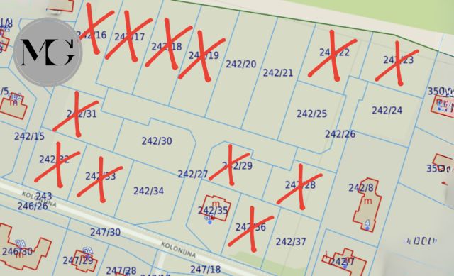 Działka budowlana Niemcz, ul. Kolonijna. Zdjęcie 1