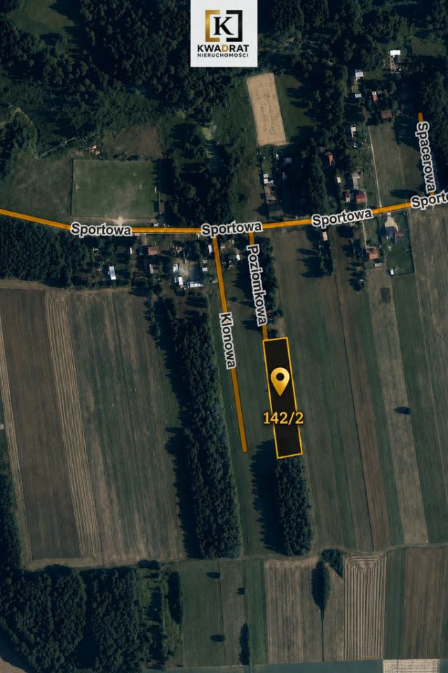 Działka budowlana Zakole-Wiktorowo, ul. Poziomkowa. Zdjęcie 5