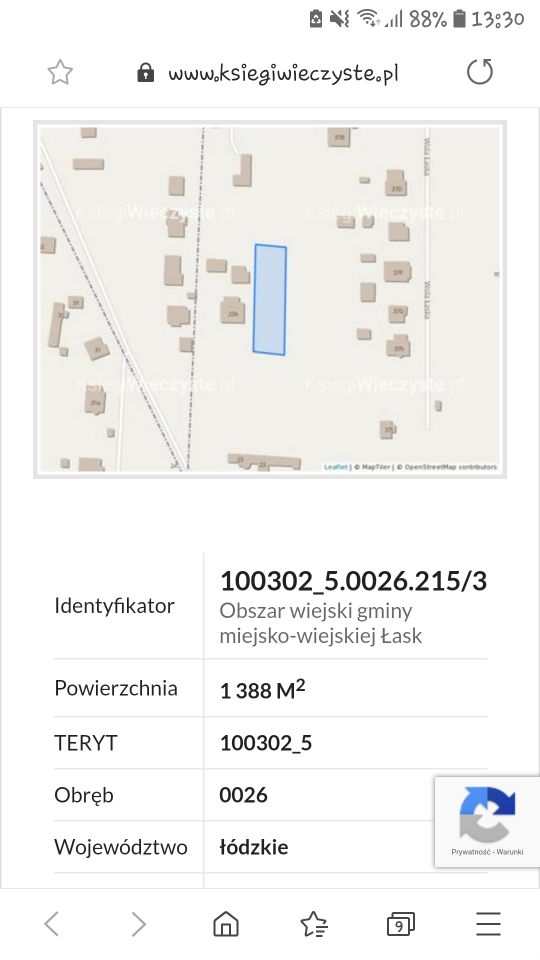 Działka budowlana Łask, ul. 9 Maja. Zdjęcie 5