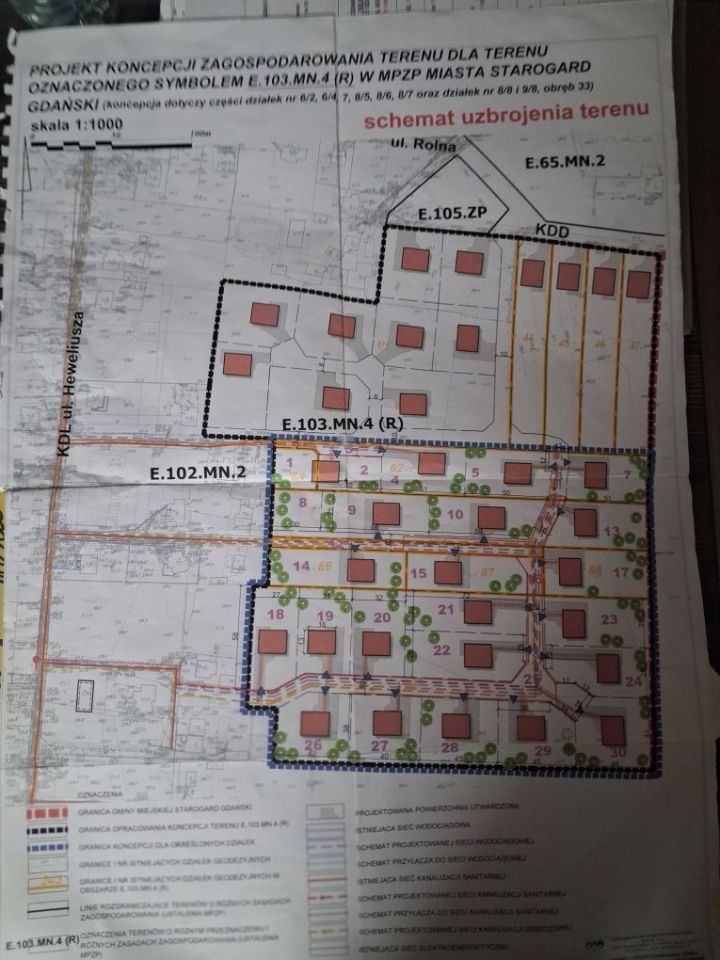 Działka budowlana Starogard Gdański, ul. Heweliusza. Zdjęcie 3