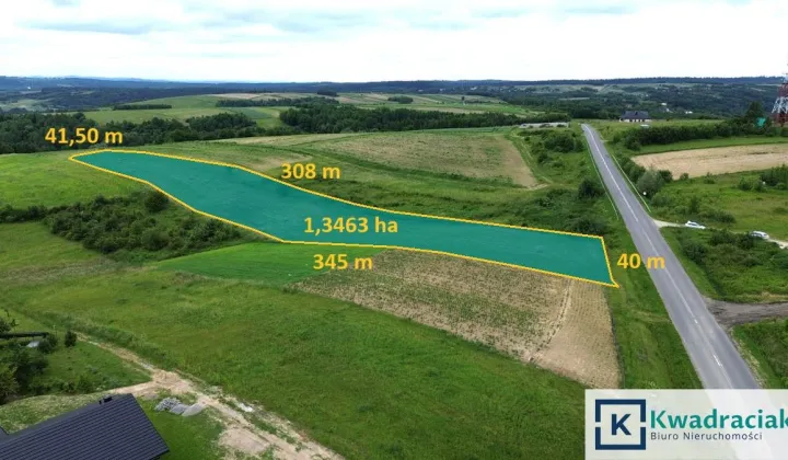 Działka inwestycyjna Pruchnik, ul. Bieszczadzka