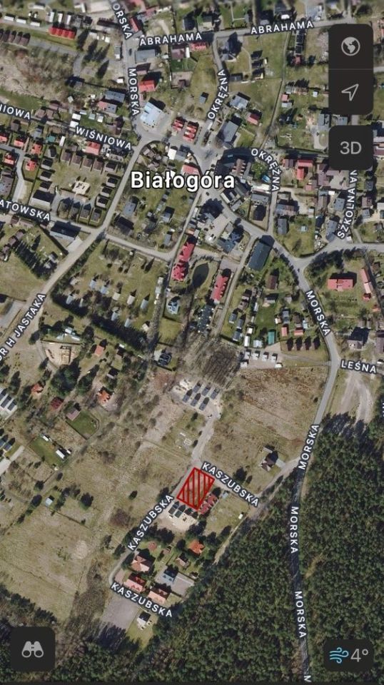 Działka budowlana Białogóra. Zdjęcie 3