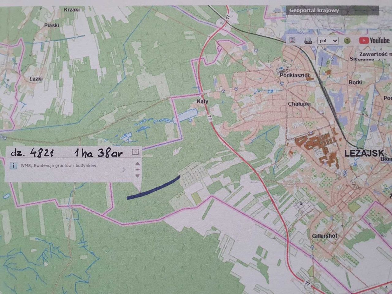 Działka leśna Leżajsk. Zdjęcie 4