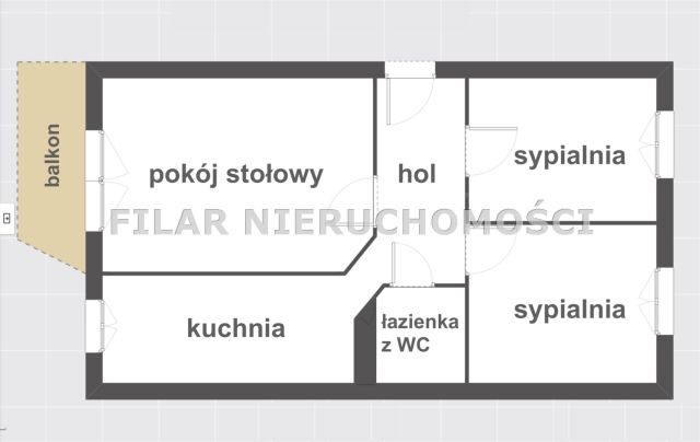 Mieszkanie 3-pokojowe Lubin. Zdjęcie 7