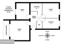 Mieszkanie 3-pokojowe Piła, ul. Prymasa Stefana Wyszyńskiego. Zdjęcie 4