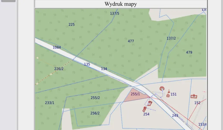 Działka budowlana Straszewo Wiszary