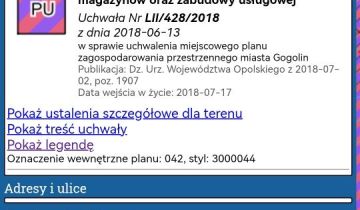 Działka inwestycyjna Gogolin, ul. Ligonia