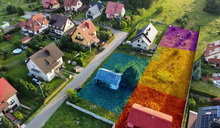 Działka budowlana Żurada Trzecia Kolonia, ul. Leśników