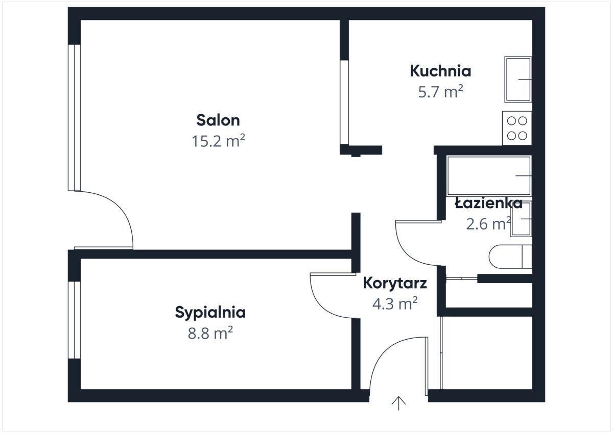 Mieszkanie 2-pokojowe Pruszków, ul. Kopernika. Zdjęcie 19