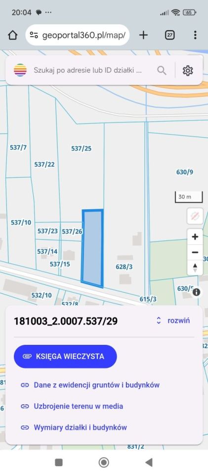 Działka budowlana Wola Mała. Zdjęcie 8