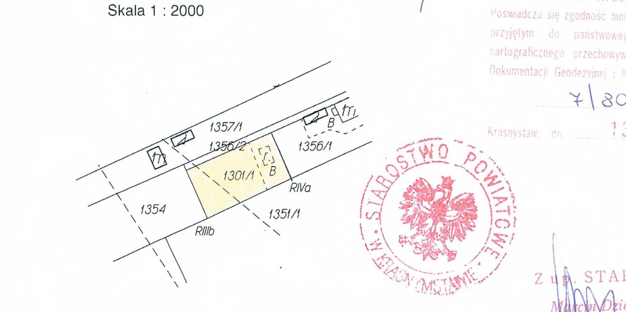 Działka budowlana Krasnystaw Zakręcie, ul. Kościuszki. Zdjęcie 3