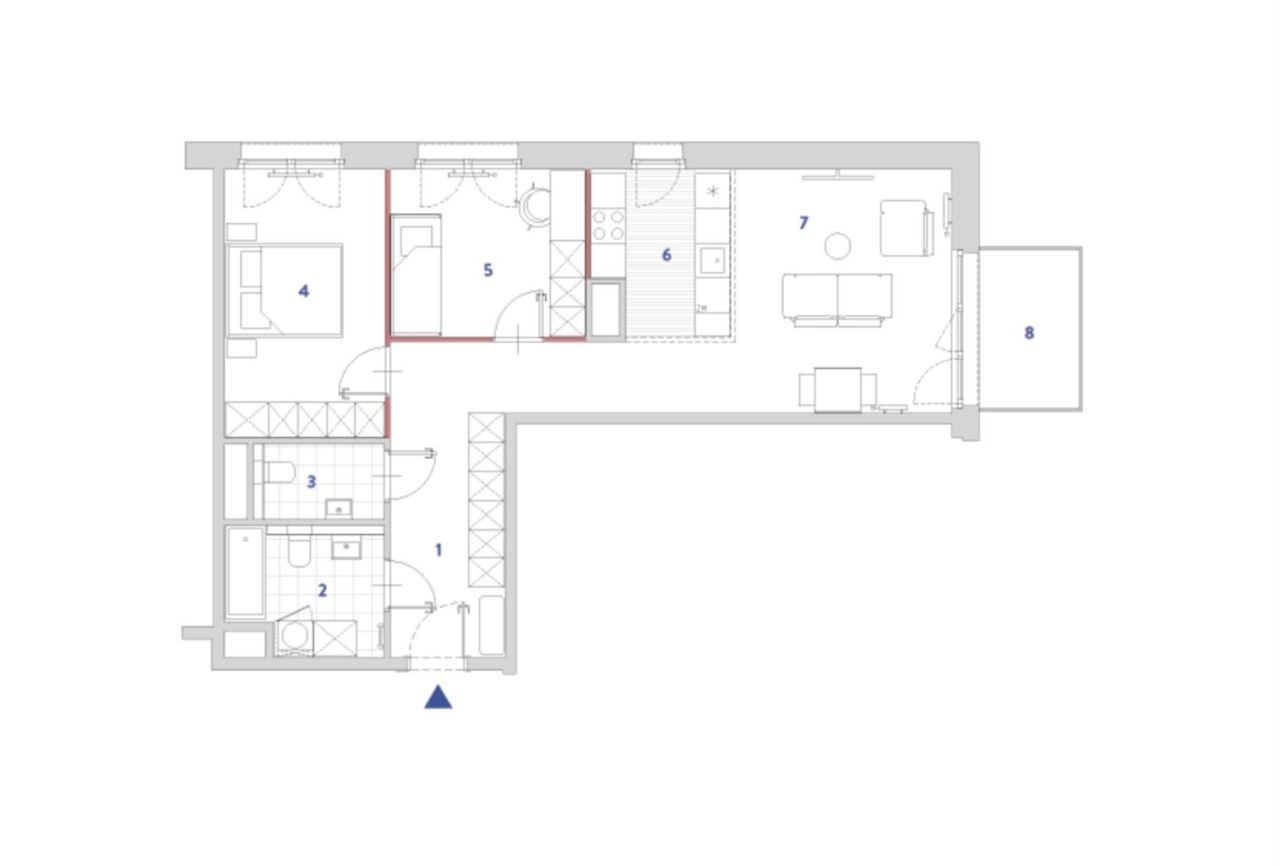 Mieszkanie 3-pokojowe Kraków Bronowice, ul. Kompozytorów. Zdjęcie 18