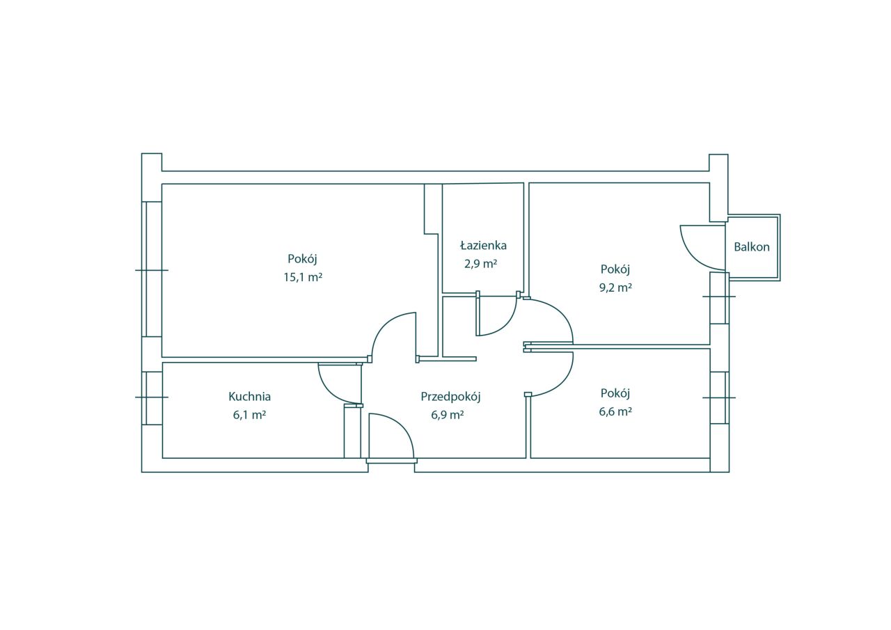 Mieszkanie 3-pokojowe Warszawa Saska Kępa, ul. Arabska. Zdjęcie 12
