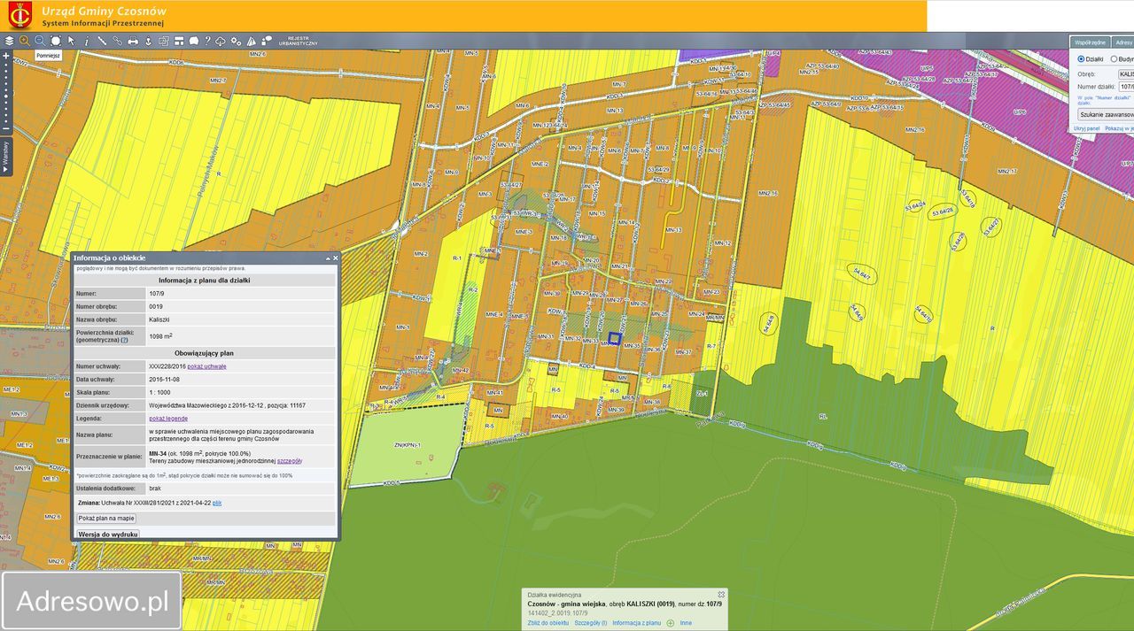 Działka budowlana Kaliszki, ul. Akacjowa. Zdjęcie 1