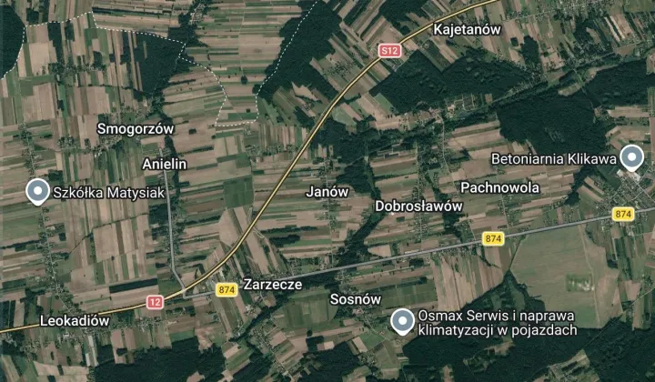 Działka rolna Janów