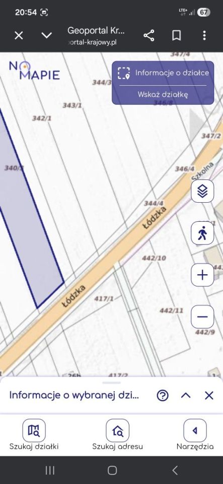 Działka budowlana Bratoszewice. Zdjęcie 2