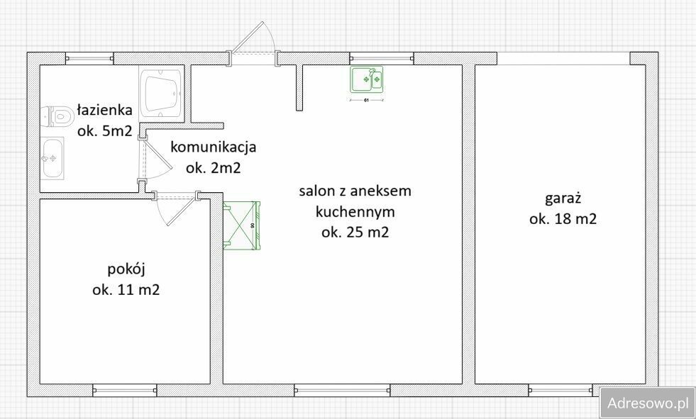 dom wolnostojący, 3 pokoje Radawiec Duży. Zdjęcie 12
