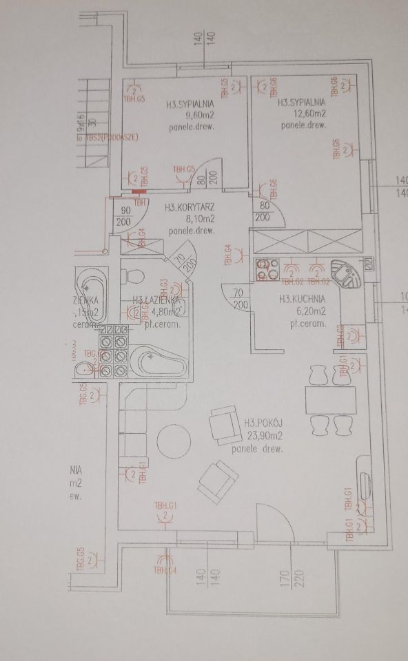 Mieszkanie 3-pokojowe Maków Podhalański, Jodłowa
