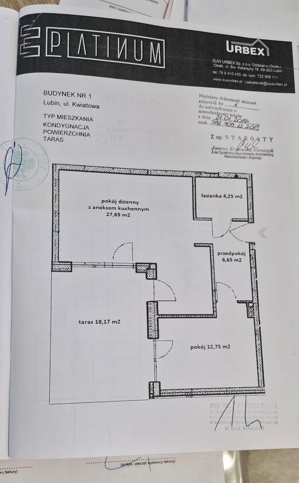 Mieszkanie 2-pokojowe Lubin, ul. Kwiatowa. Zdjęcie 7