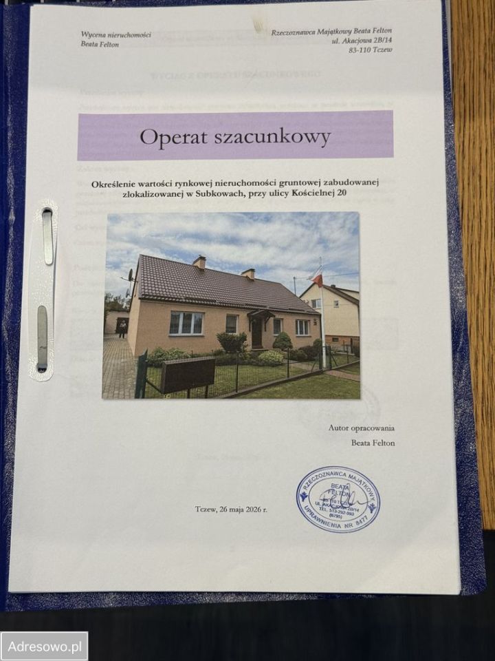 bliźniak, 3 pokoje Subkowy, ul. Kościelna. Zdjęcie 16