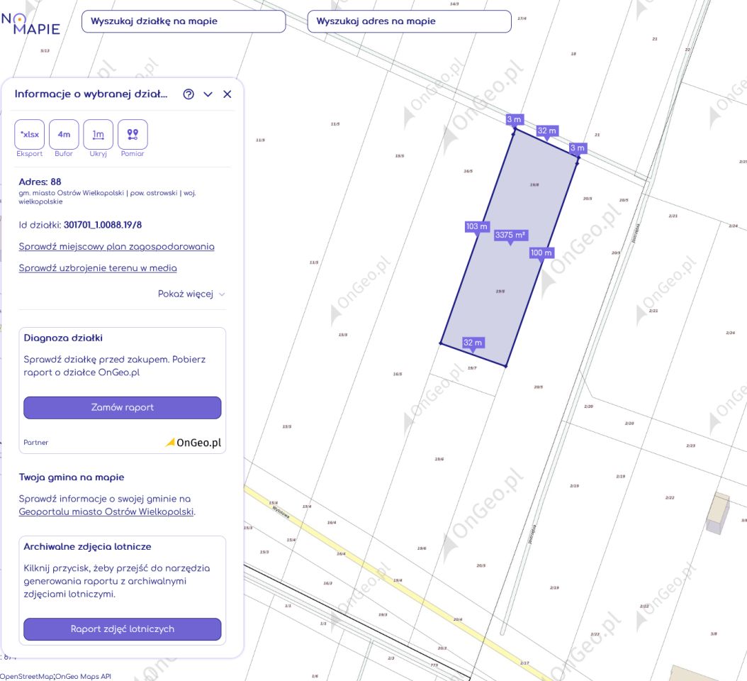 Działka inwestycyjna Ostrów Wielkopolski, wylotowa. Zdjęcie 3