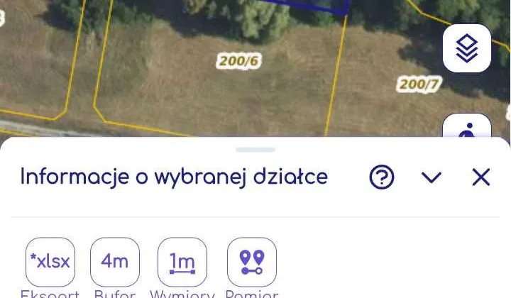 Działka budowlana Budy Zosine