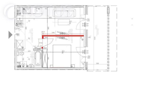 Mieszkanie 2-pokojowe Kraków Podgórze, ul. Kącik. Zdjęcie 16