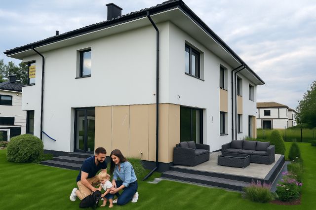 bliźniak, 5 pokoi Michałowice-Wieś, ul. Aksamitna. Zdjęcie 2