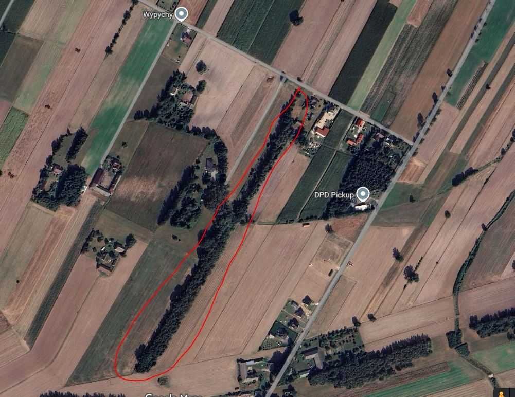 Działka rolno-budowlana Stare Wypychy