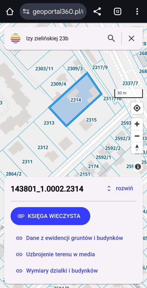 Działka budowlana Żyrardów, ul. Izy Zielińskiej. Zdjęcie 5