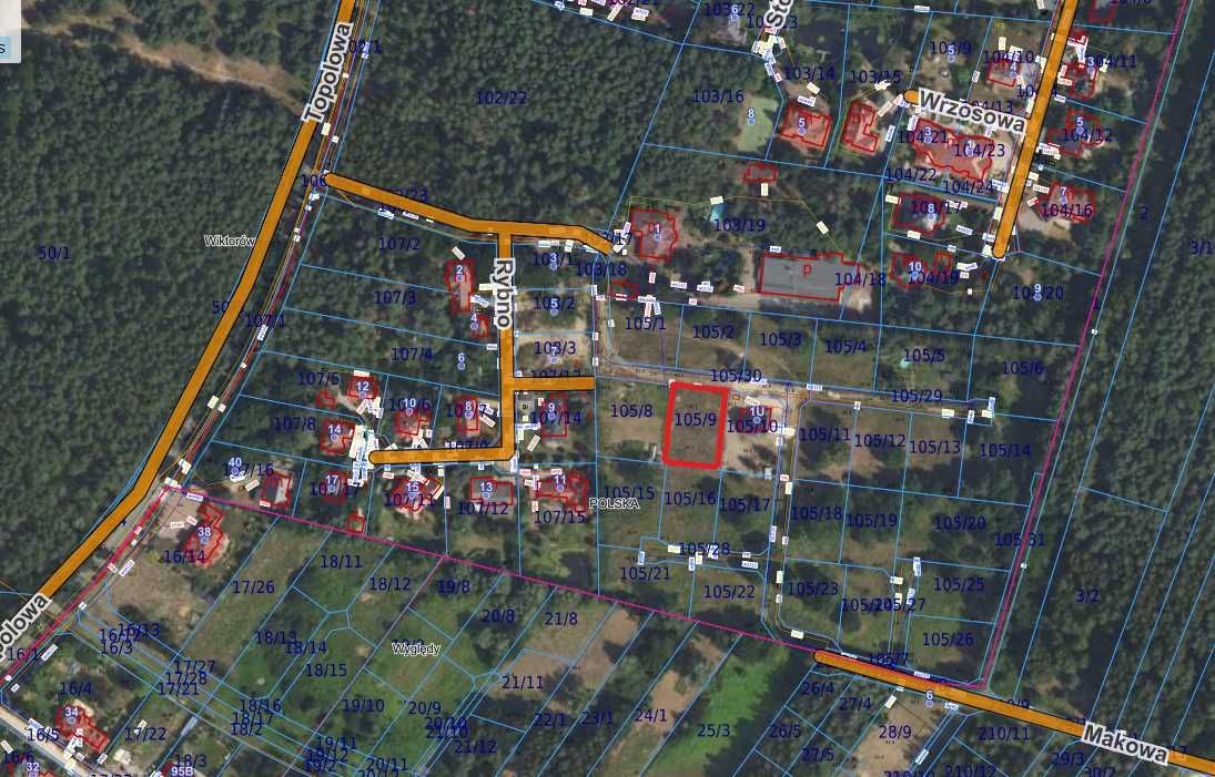 Działka budowlana Wiktorów, ul. Rybno. Zdjęcie 7